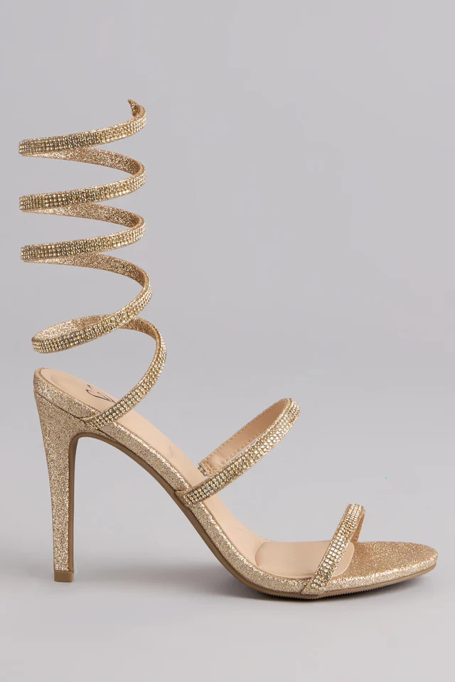 Glow Getter Rhinestone Stiletto Heels | Windsor Stores