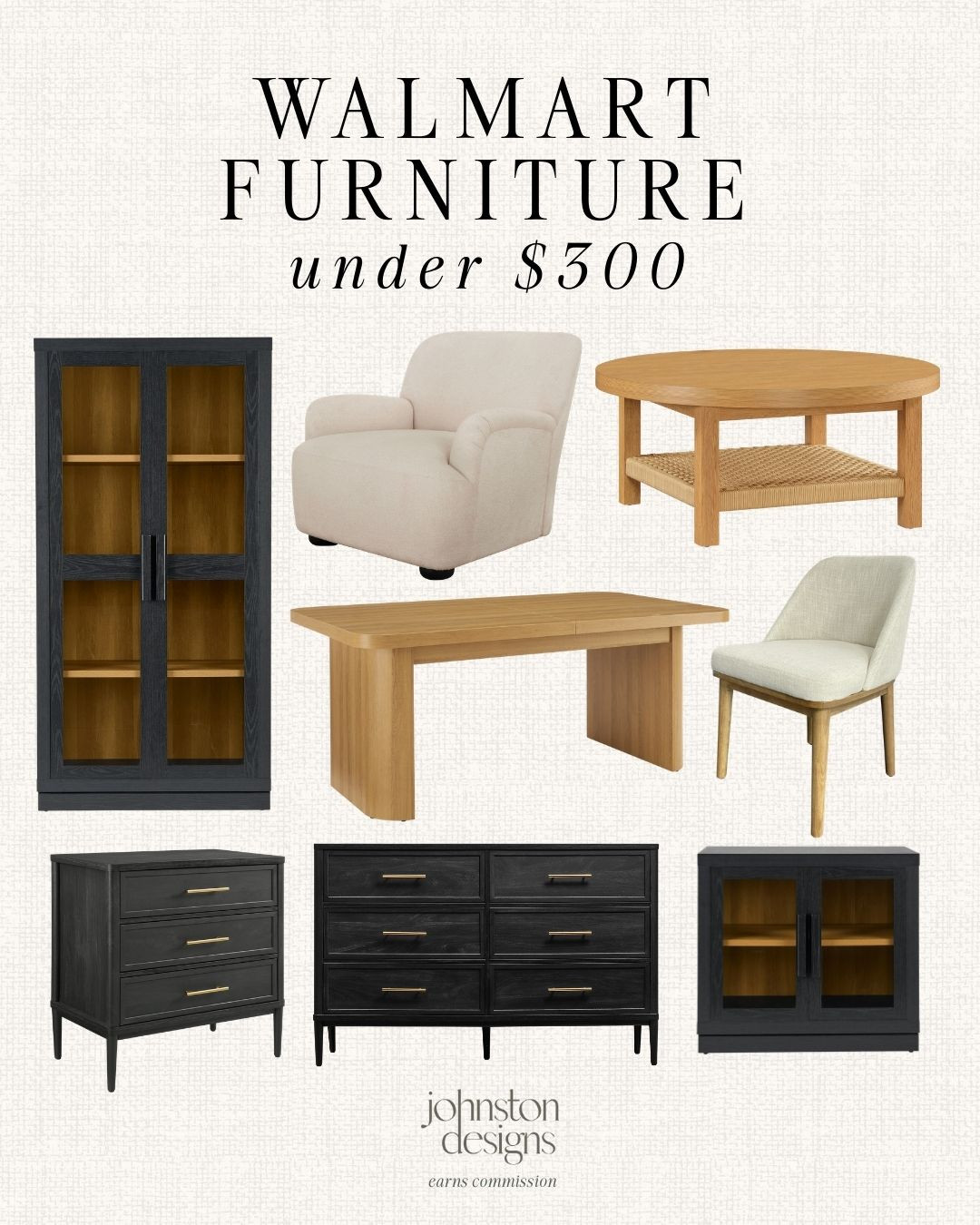 Walmart furniture finds that look way more expensive. 🤍 These neutral staples are all under $300!

Walmart furniture, affordable furniture, budget home decor, furniture under 300, neutral home decor, living room furniture, coffee table, accent chair, dresser, storage cabinet, modern home decor, classic home style, home finds, walmart home finds, look for less furniture, designer dupe furniture, entryway furniture, bedroom furniture, minimal home style, cozy home decor 

 #LTKHome