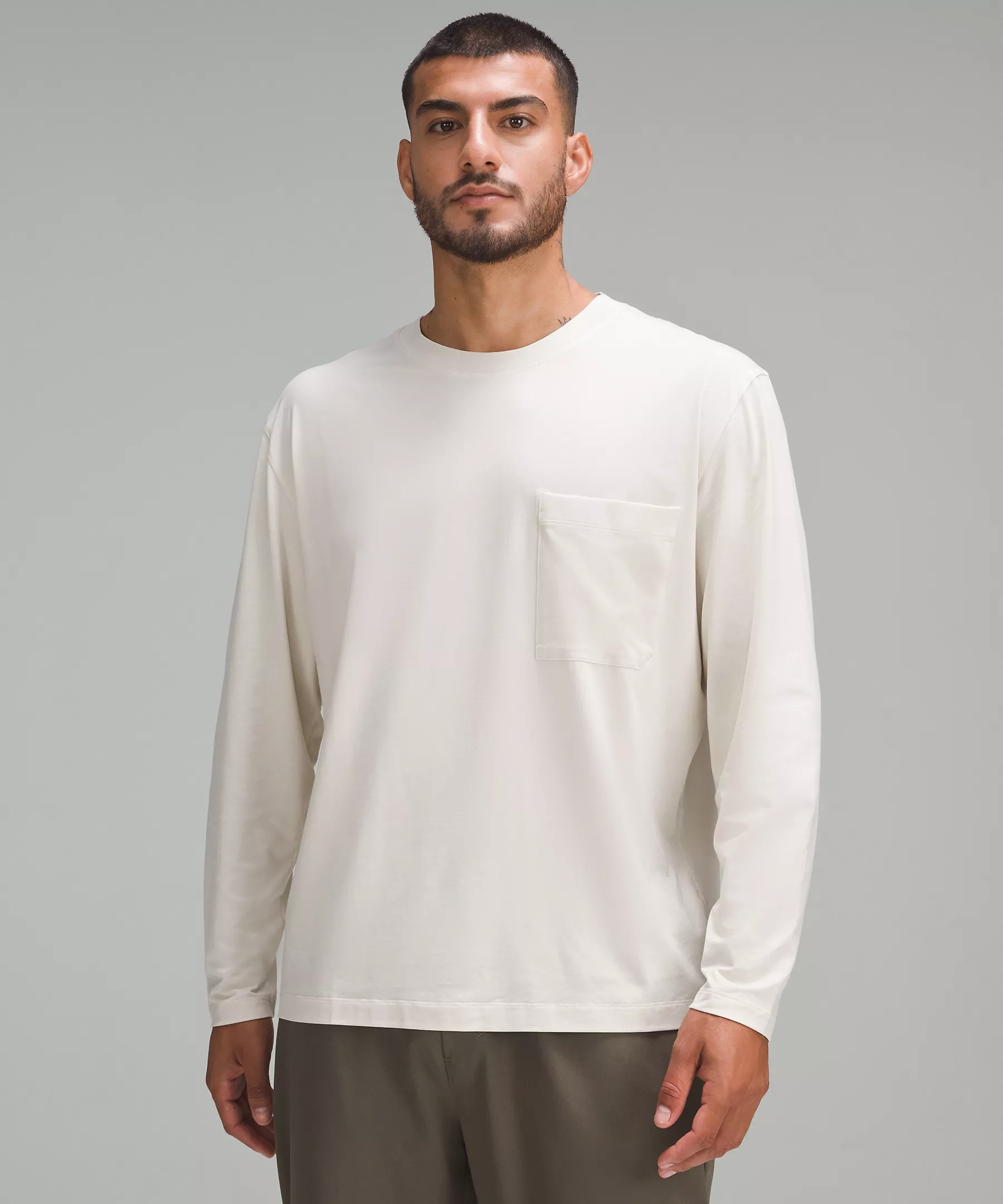 lululemon Fundamental Oversized Long-Sleeve Shirt *Pocket | Men's Long Sleeve Shirts | lululemon | Lululemon (US)