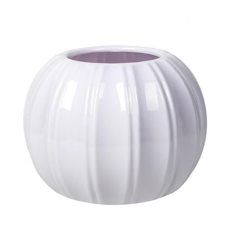 Pumpkin Vase Ceramic Flower Vase Pumpkin Planter Fall Harvest Decoration for Thanksgiving Hallowe... | Walmart (US)
