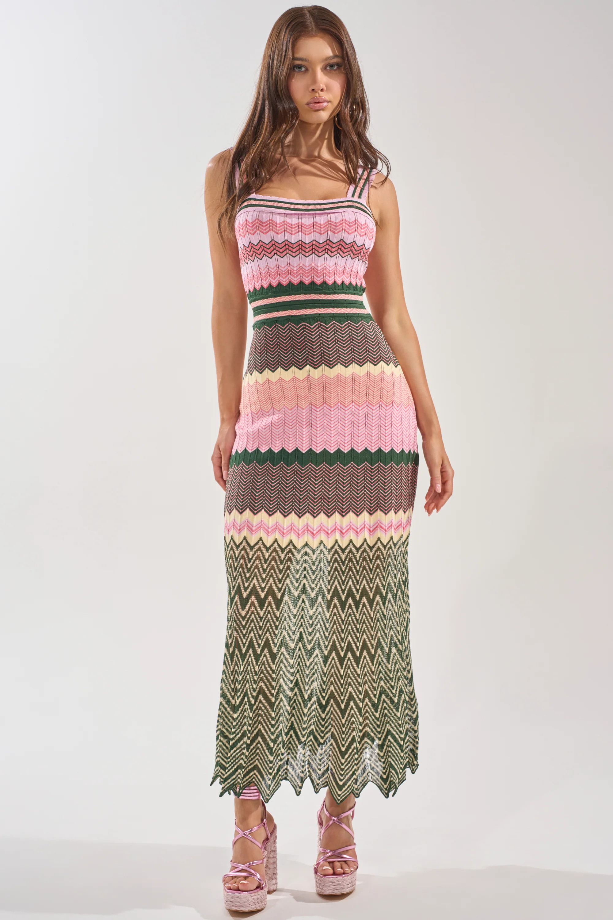 HEAT WAVE KNIT MAXI DRESS | AKIRA