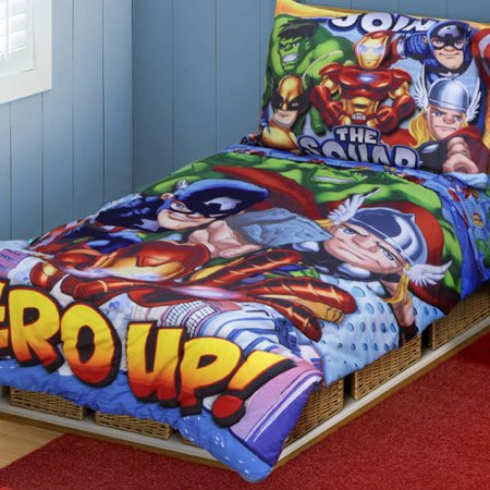 Marvel Super Hero Squad Toddler Bedding Set | Walmart (US)