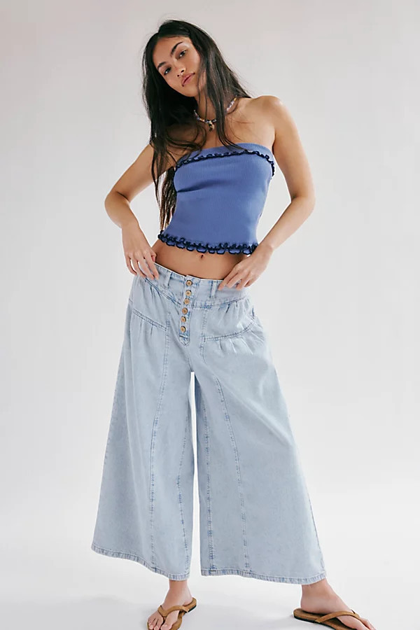 We The Free Blossom Pull-On Jeans | Free People (Global - UK&FR Excluded)