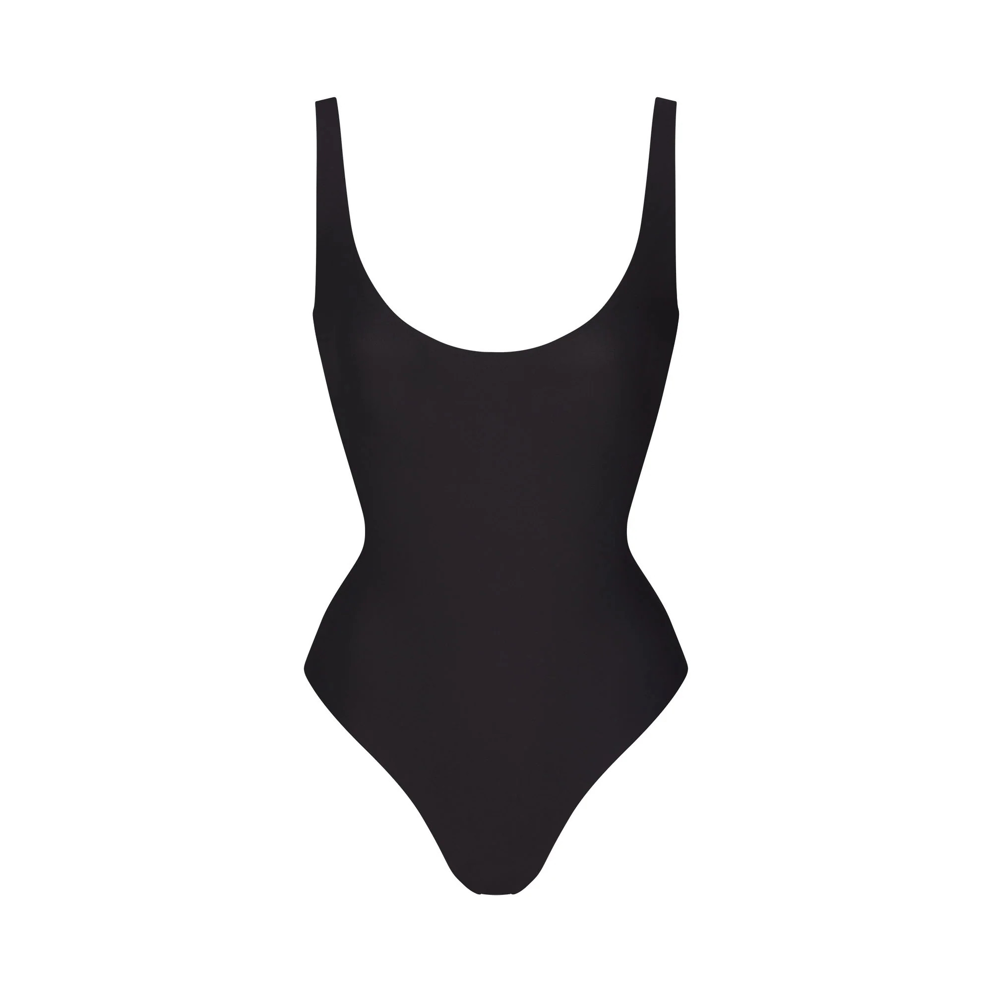 SKIMS Scoop Low Back Thong Bodysuit | Black | XL | SKIMS Body | SKIMS (US)