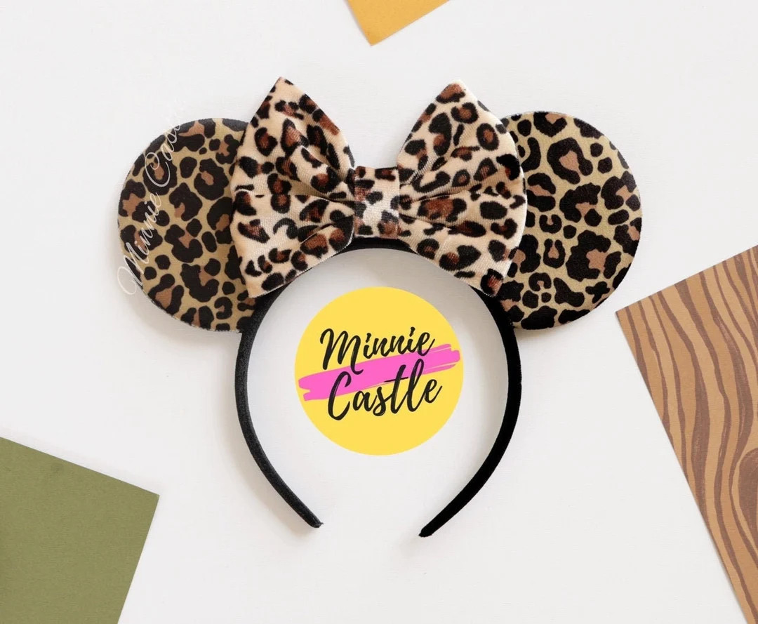 Mickey Ears, Cheetah Mickey Ears, Leopard Mouse Ears, Minnie Ears, Mouse Ears Headband, Animal Ki... | Etsy (US)
