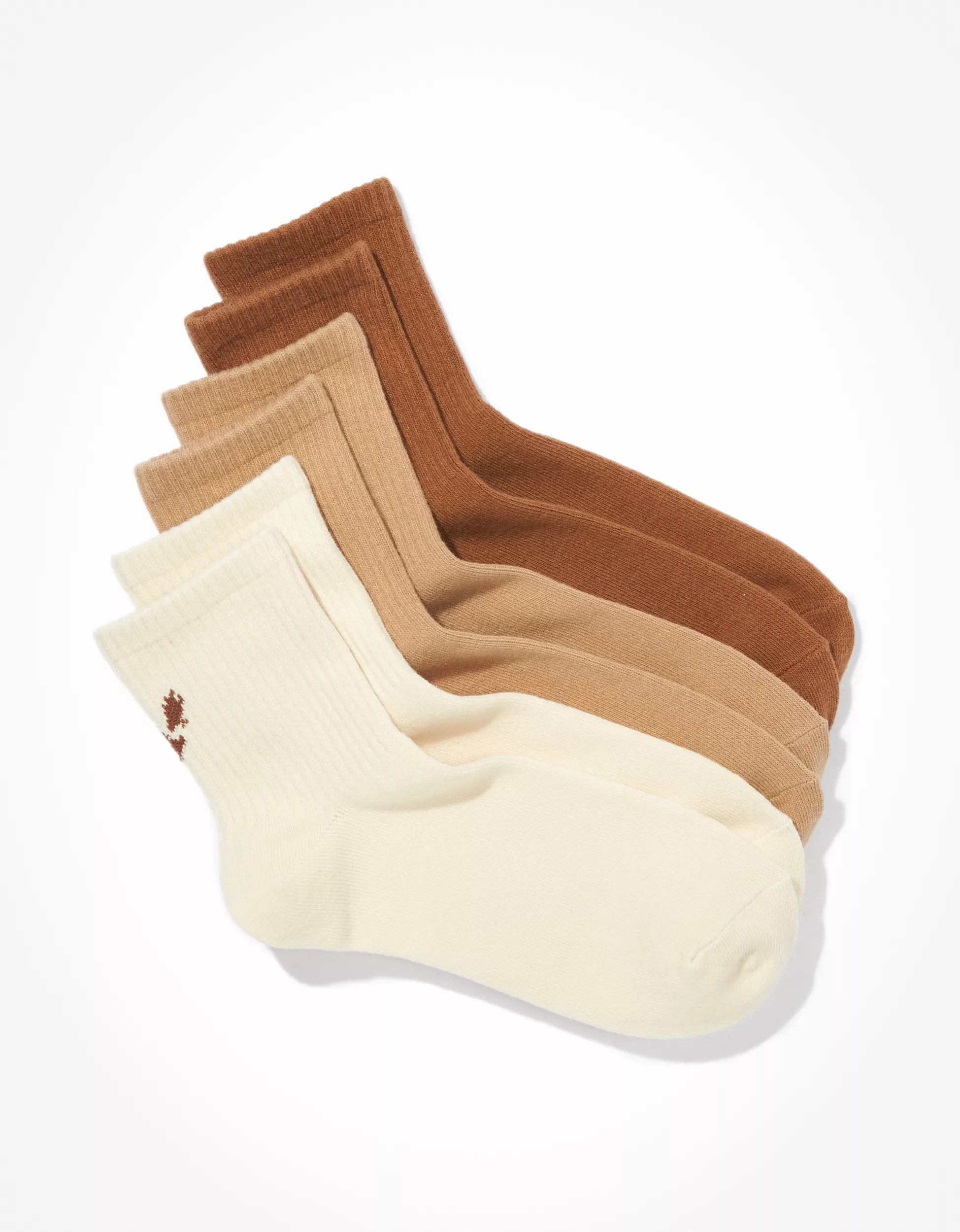 AE Logo Boyfriend Socks 3-Pack | American Eagle Outfitters (US & CA)