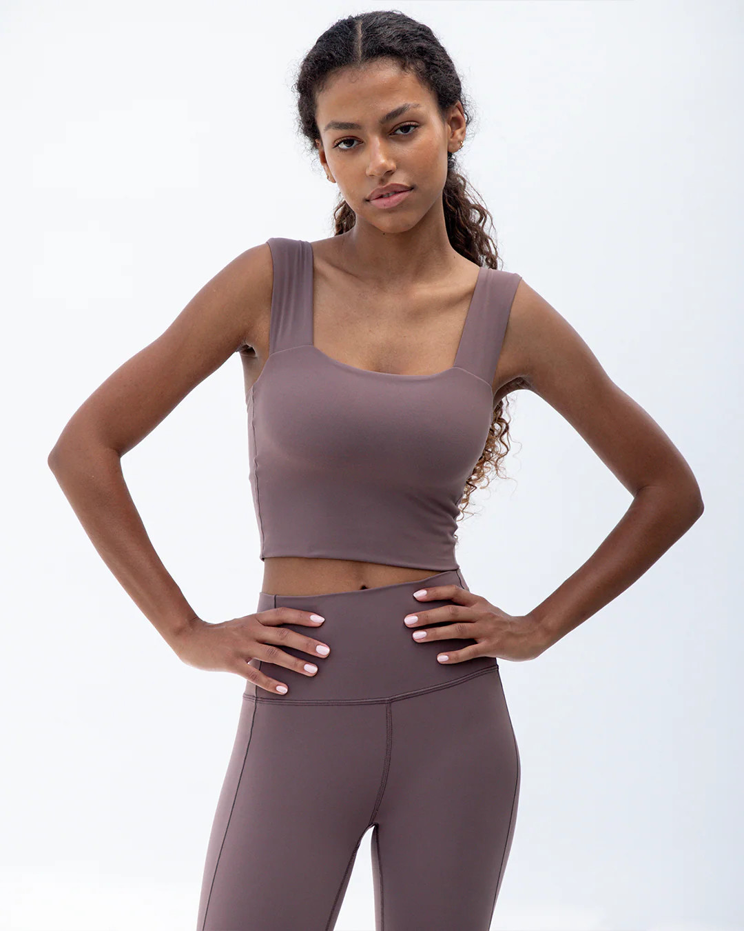 Frame Top - Taupe Active Top | Left on Friday