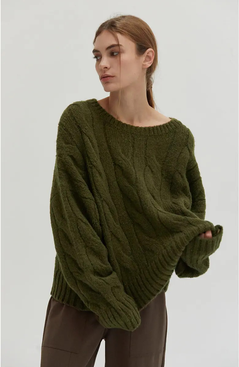 Cable Crewneck Sweater | Nordstrom