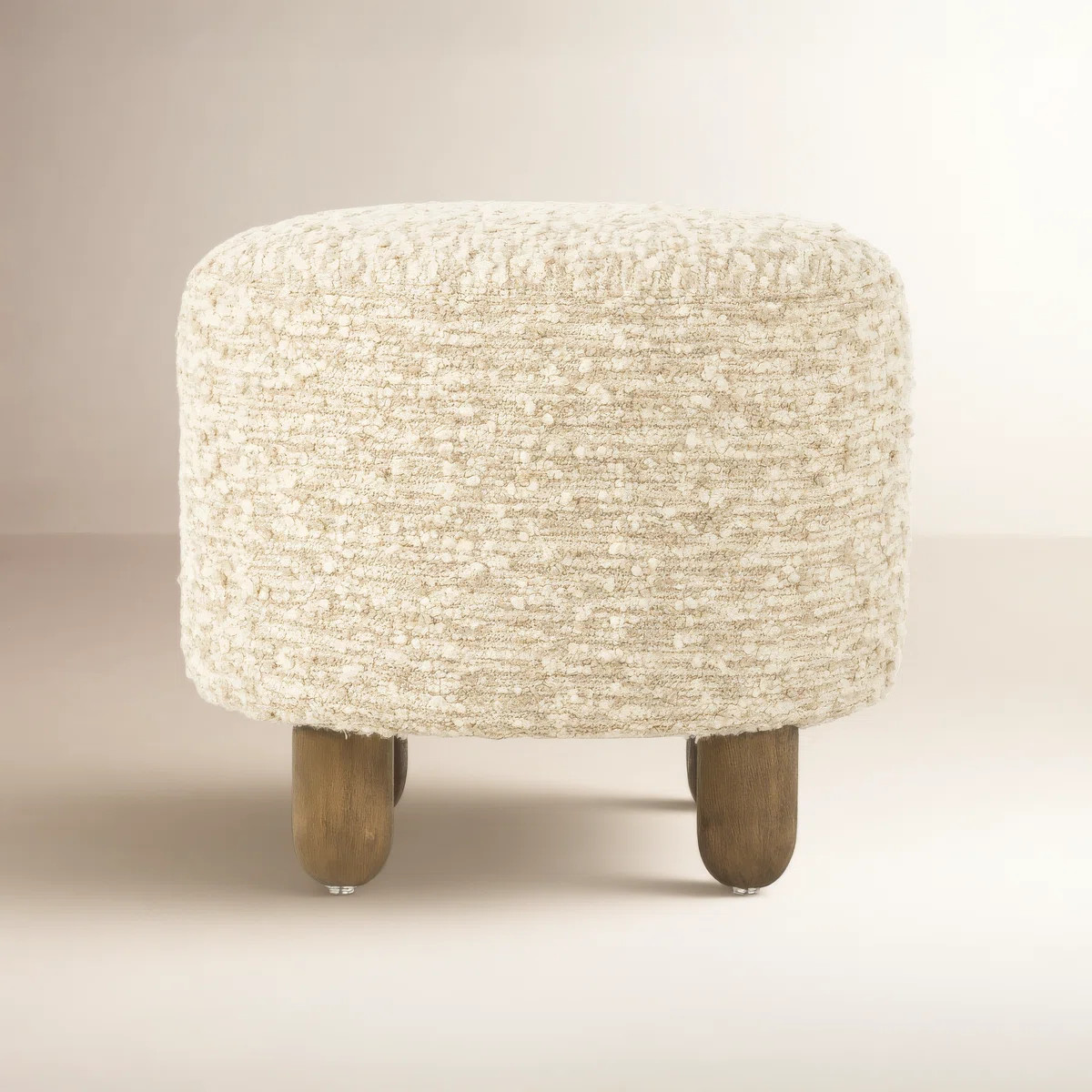 Risco 22.5" Wide Round Footstool Ottoman | Wayfair North America
