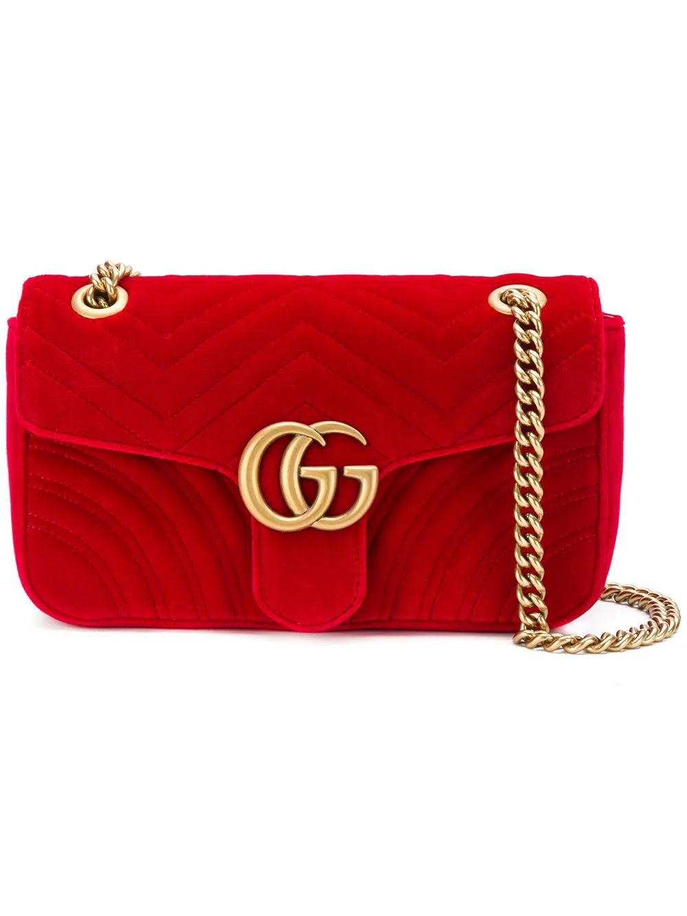 Gucci GG Marmont shoulder bag - Red | FarFetch US