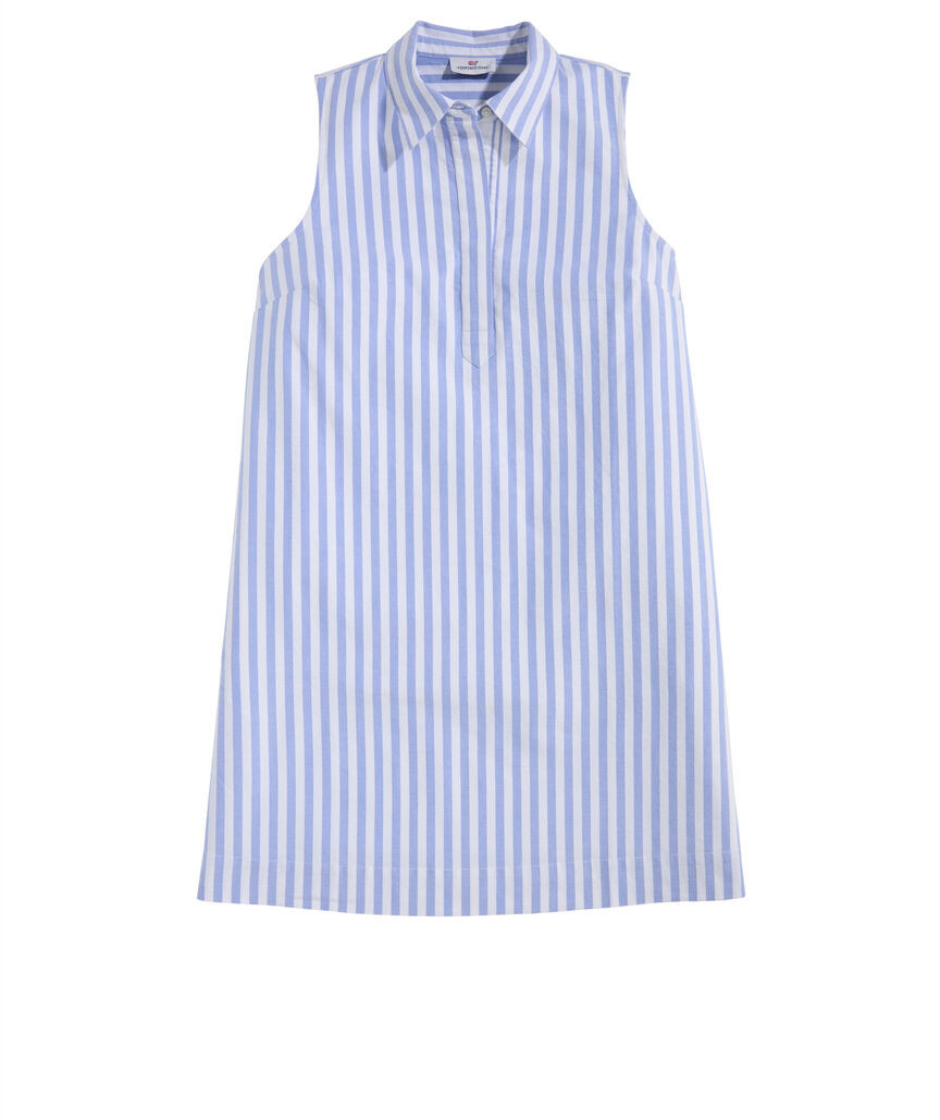 OUTLET Oxford Sleeveless Popover Dress | vineyard vines