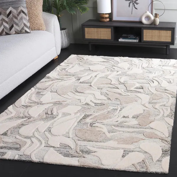 SAFAVIEH Handmade Jardin Volha Country Wool Rug - Bed Bath & Beyond - 41586762 | Bed Bath & Beyond