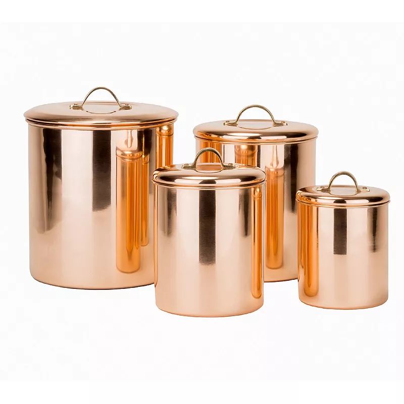 Old Dutch 4-pc. Copper Kitchen Canister Set, Multicolor, SETS | Kohl's