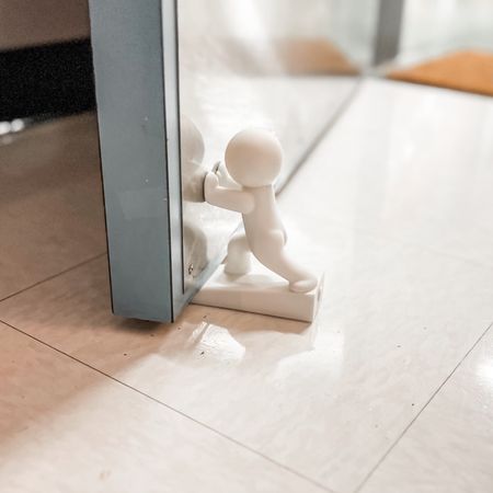 Life is too short for a boring door stop! My classroom visitors always get a chuckle. It's made of sturdy rubber material and has a non-slip pad on the bottom so it will grip the floor and hold your door in place firmly. #amazonfind #classroom 