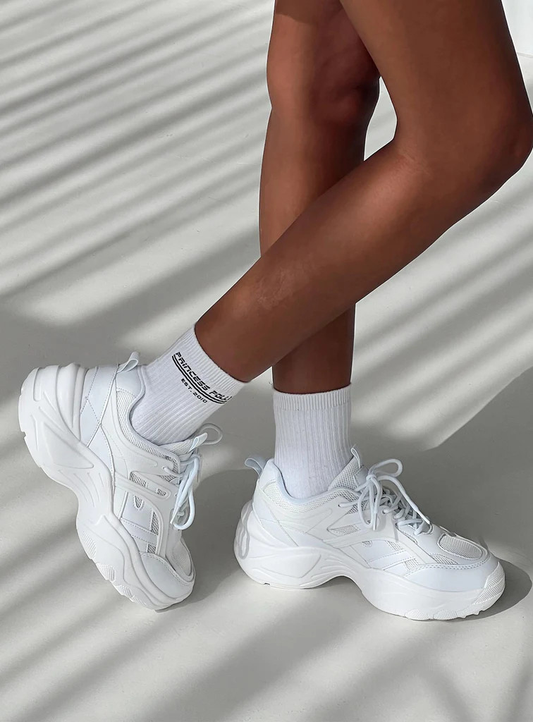 Madelyn Sneakers White | Princess Polly US