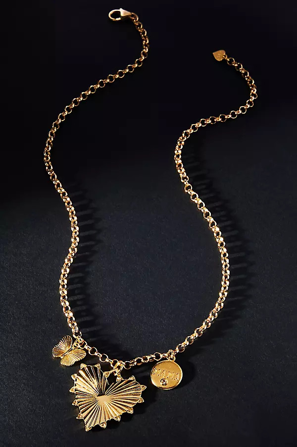 Hart Mama Coin Topaz Necklace | Anthropologie (US)