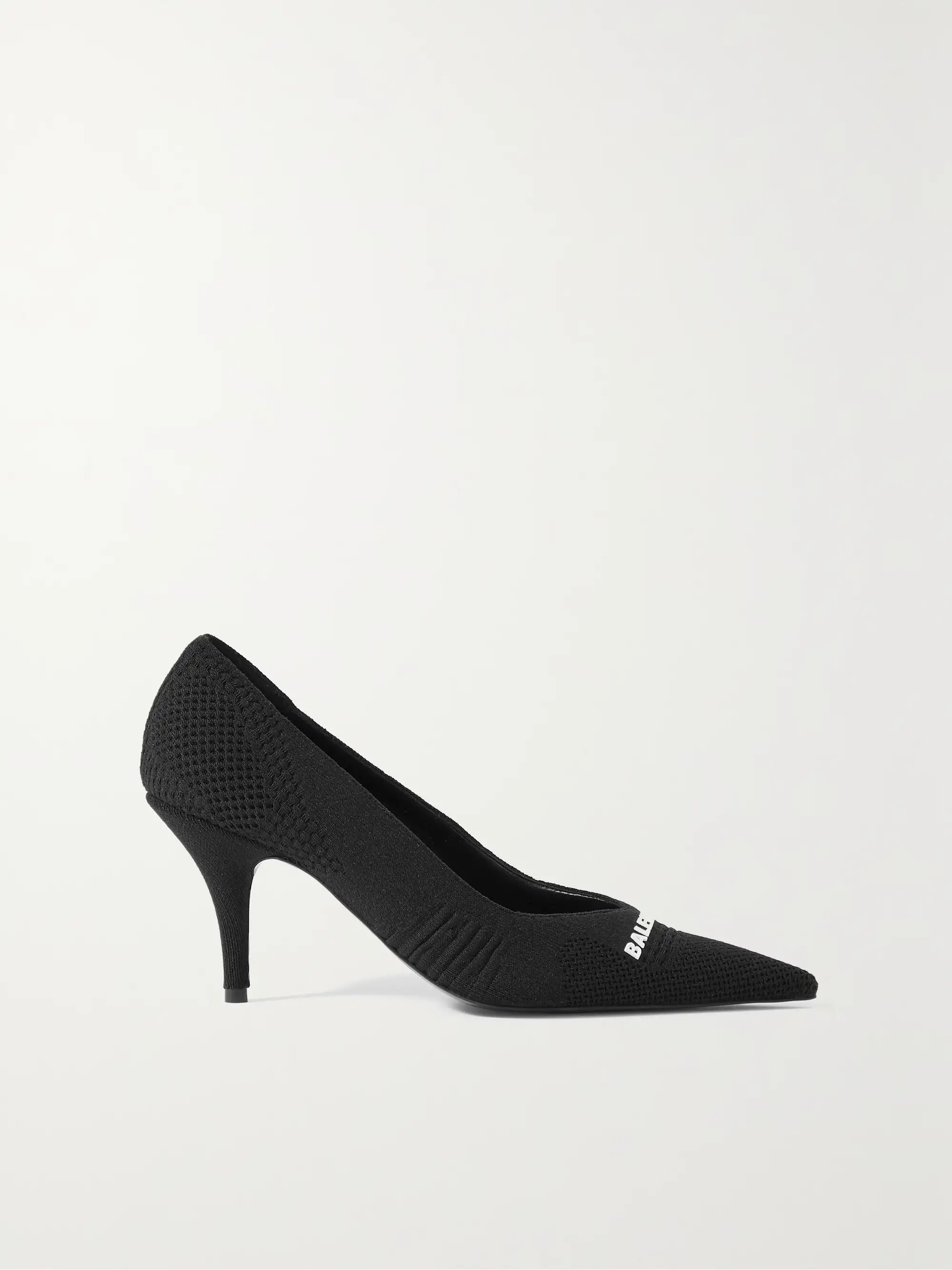 Knife 2.0 logo-appliquéd stretch-knit pumps | NET-A-PORTER (US)