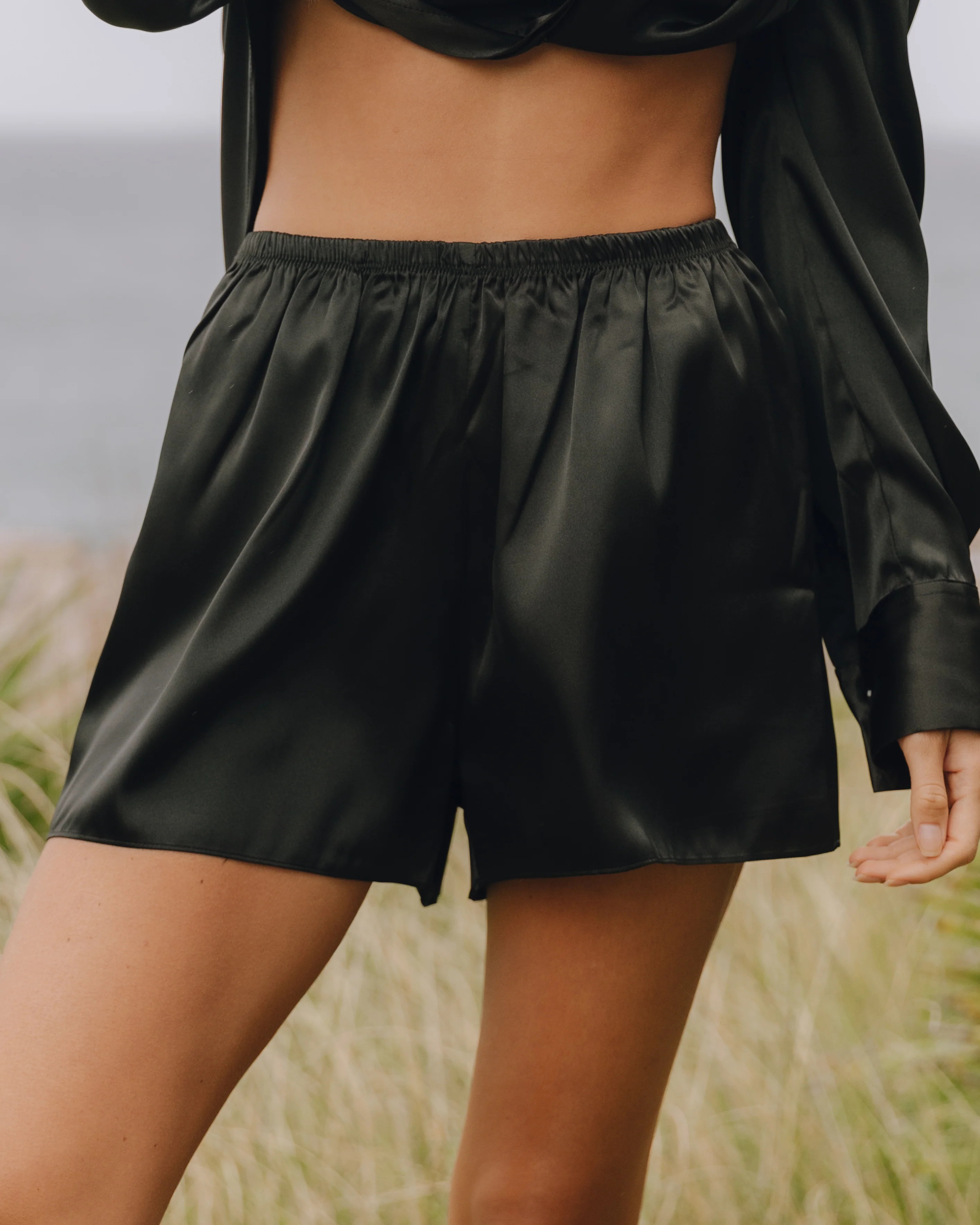 Silky Shorts - Black | Daily Drills