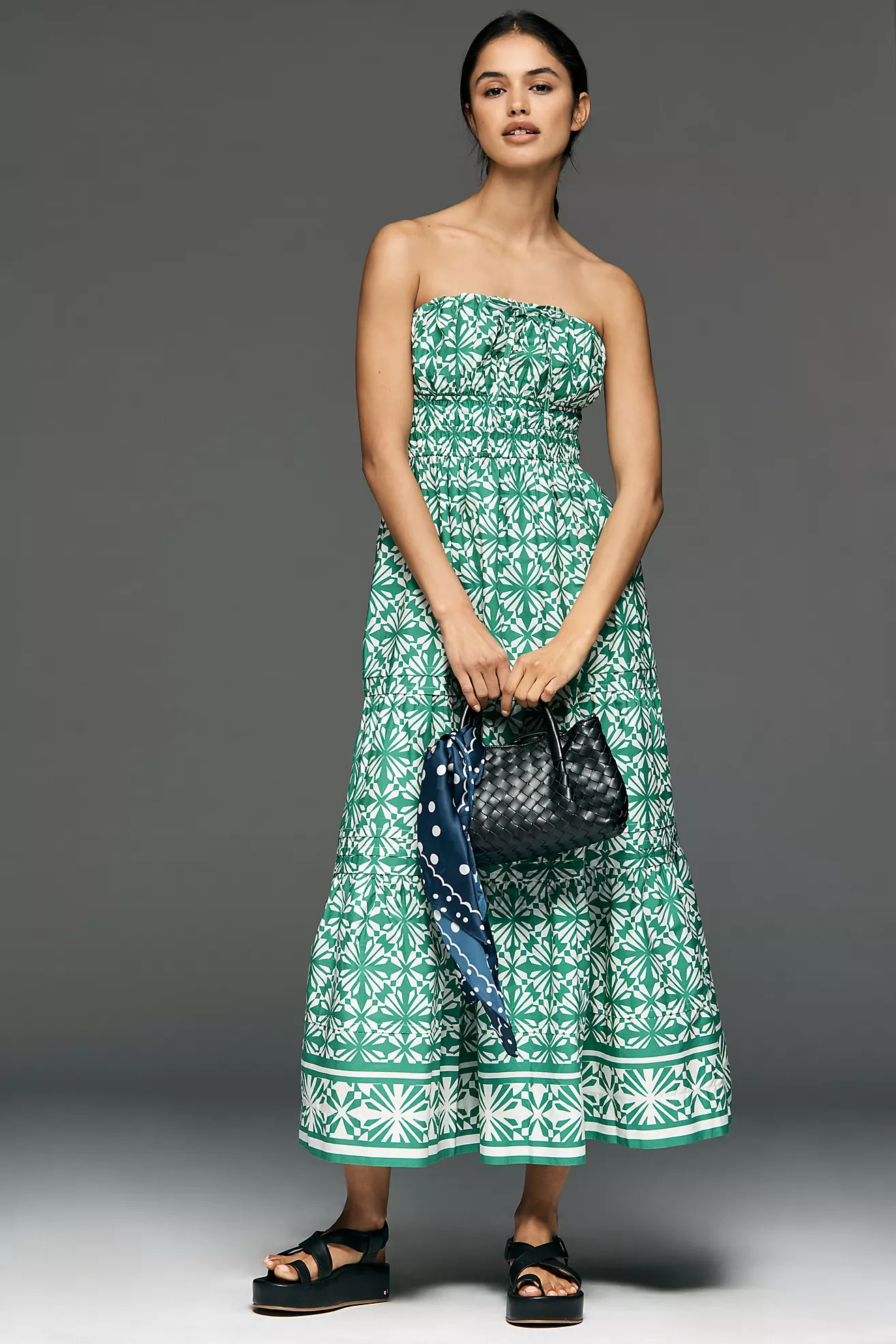 The Somerset Strapless Maxi Dress | Anthropologie (US)