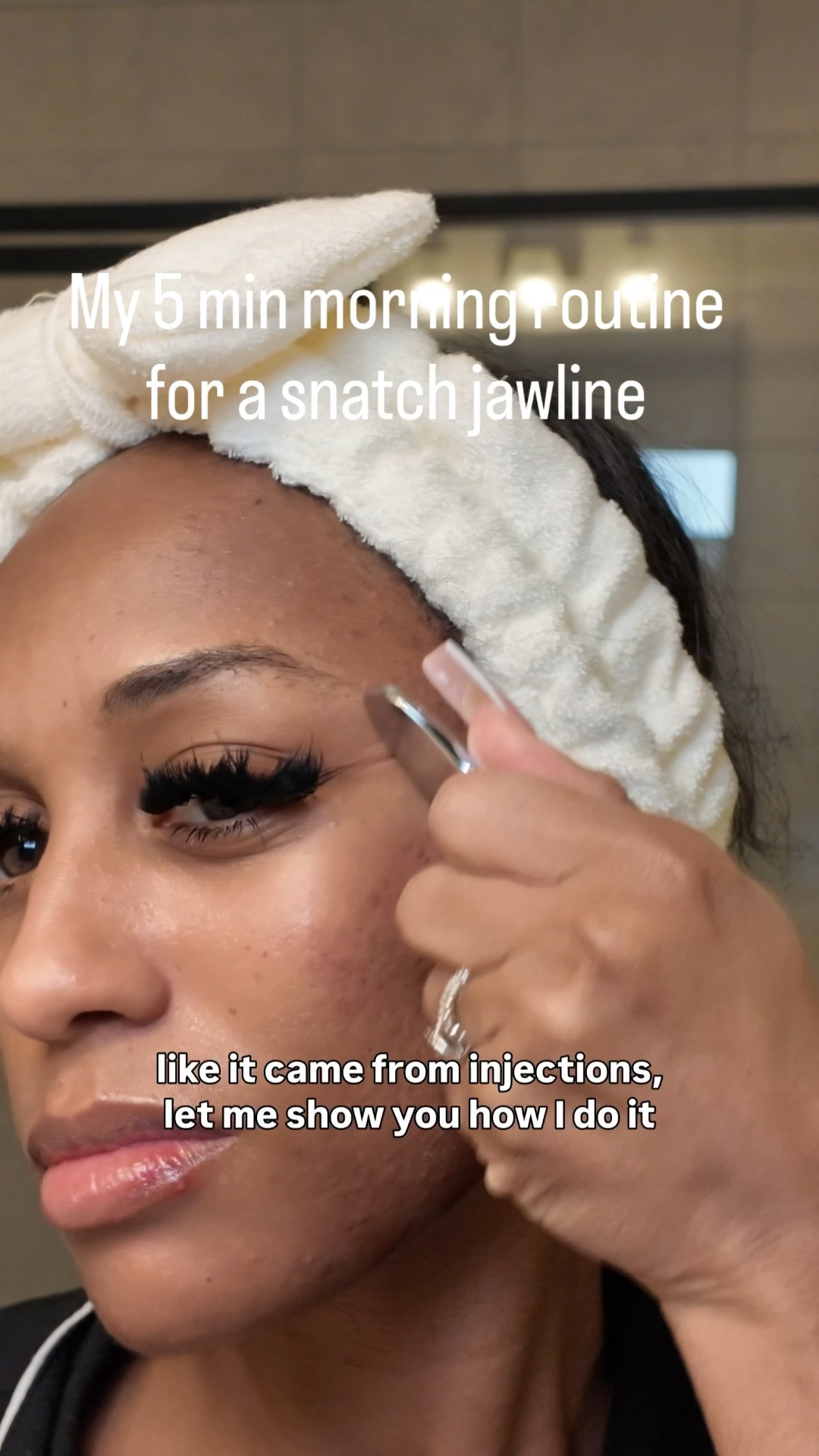 All it takes is a quick 5 minutes of consistency every morning to snatch your jawline and sculpt your face and body. 

This tool from @yeamon_beauty is all in one! It comes as a set and is made with stainless  steel which helps depuff and refresh your face in the morning. 

#glowyskin #puffiness #antiaging #faceyoga #naturalbeauty #ad

#LTKmorningroutine #LTKgrwm #LTKselfcare