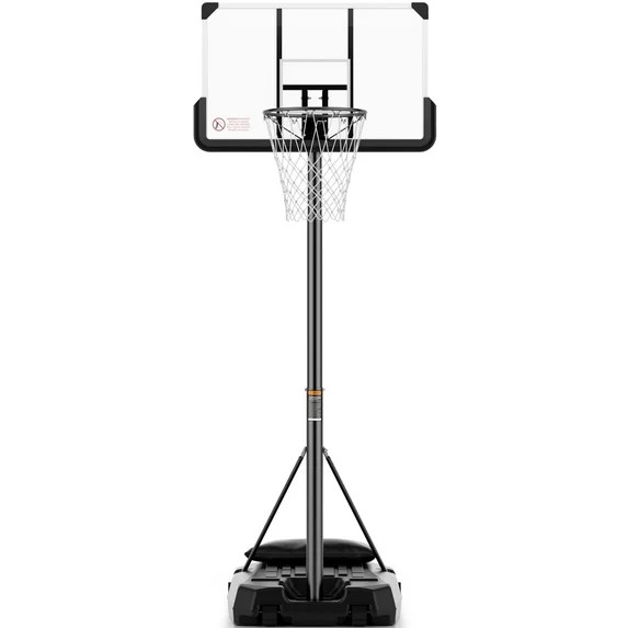 MaxKare 44In Basketball Hoop 7.5 ft to 10 ft Height Upgrade Large Base Portable Basketball Goal S... | Walmart (US)