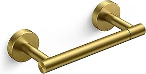 FORIOUS Toilet Paper Holder Suitable for Any Place, Brushed Gold Wall Mounted, Double Post Pivoti... | Amazon (US)