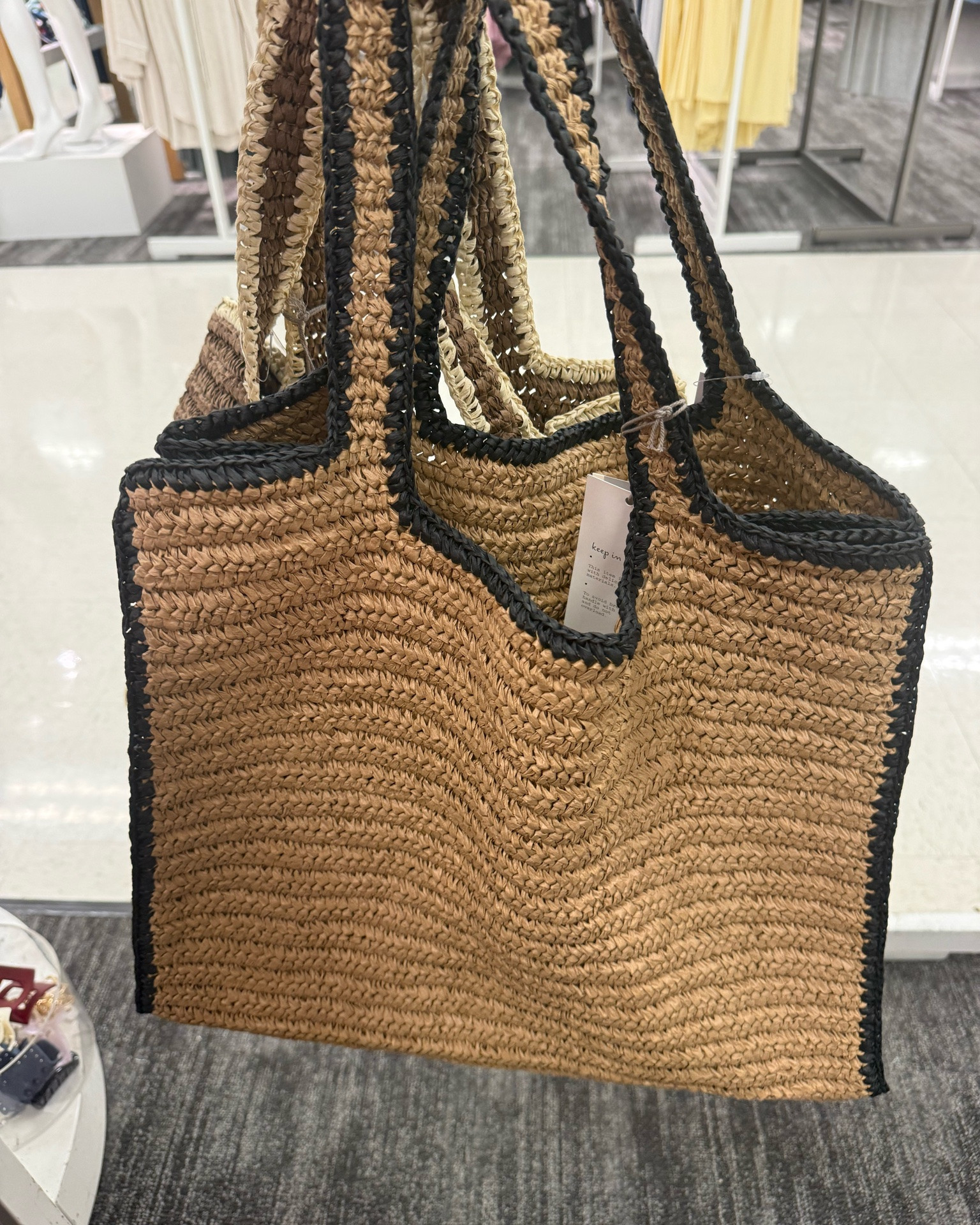 The best summer tote bag that looks so high end and comes in 2 colors. Swipe for other color

#LTKTravel