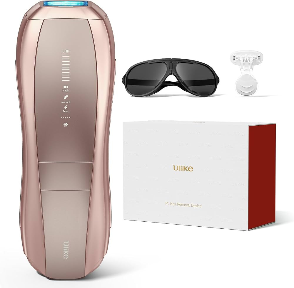 Ulike Laser Hair Removal Air 10 IPL Holiday Gift for Women and Men, 65\u00b0F Ice-Cooling Contact... | Amazon (US)