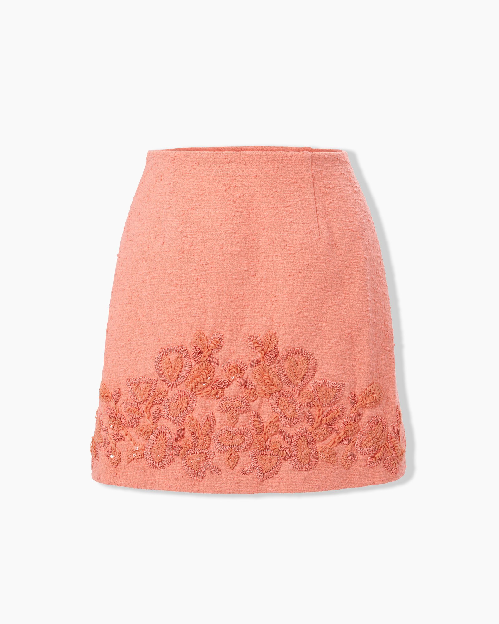 Embroidered Slub-Cotton Mini Skirt | Carolina Herrera (BR)