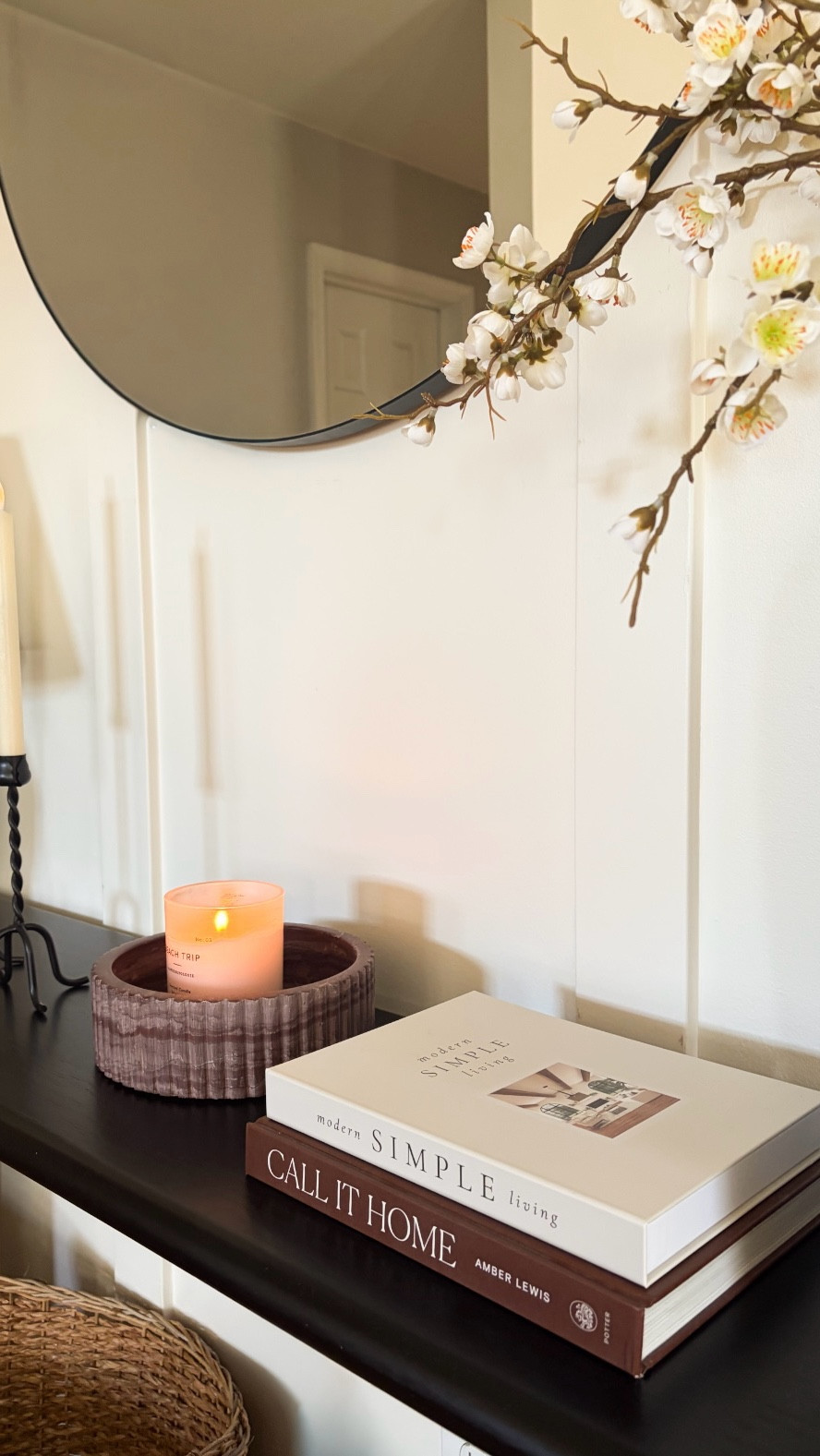 NEW! @Pop Maison console table, styled for spring. ✨🤎

#popmaison console table styling, entryway styling 

#LTKSeasonal #LTKSaleAlert #LTKHome
