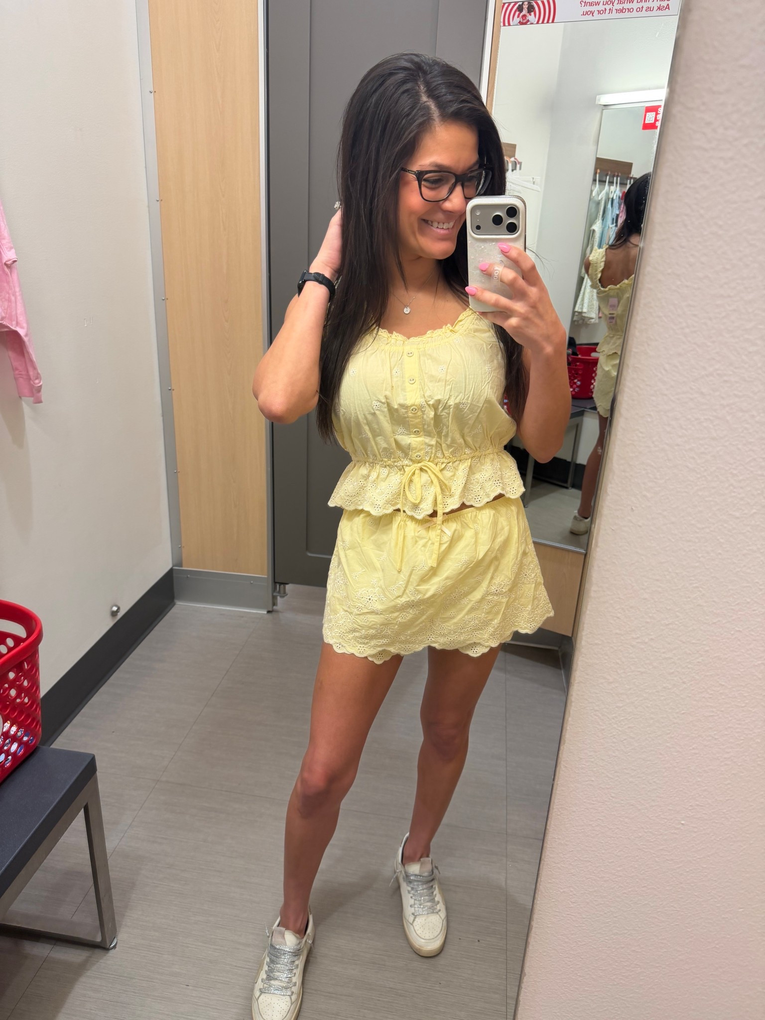 This Target matching set is such a vibe — cute, comfy, and so easy to style. It works for concerts, festivals, western nights, or even date night.

Dress it up with boots and a hat for that western look or keep it simple with heels or sandals for a more elevated vibe.

#LTKstyle #LTKfinds #TargetStyle #MatchingSet #ConcertOutfit #FestivalOutfit #WesternStyle #DateNightOutfit #CasualChic 

#LTKPetite #LTKFestival