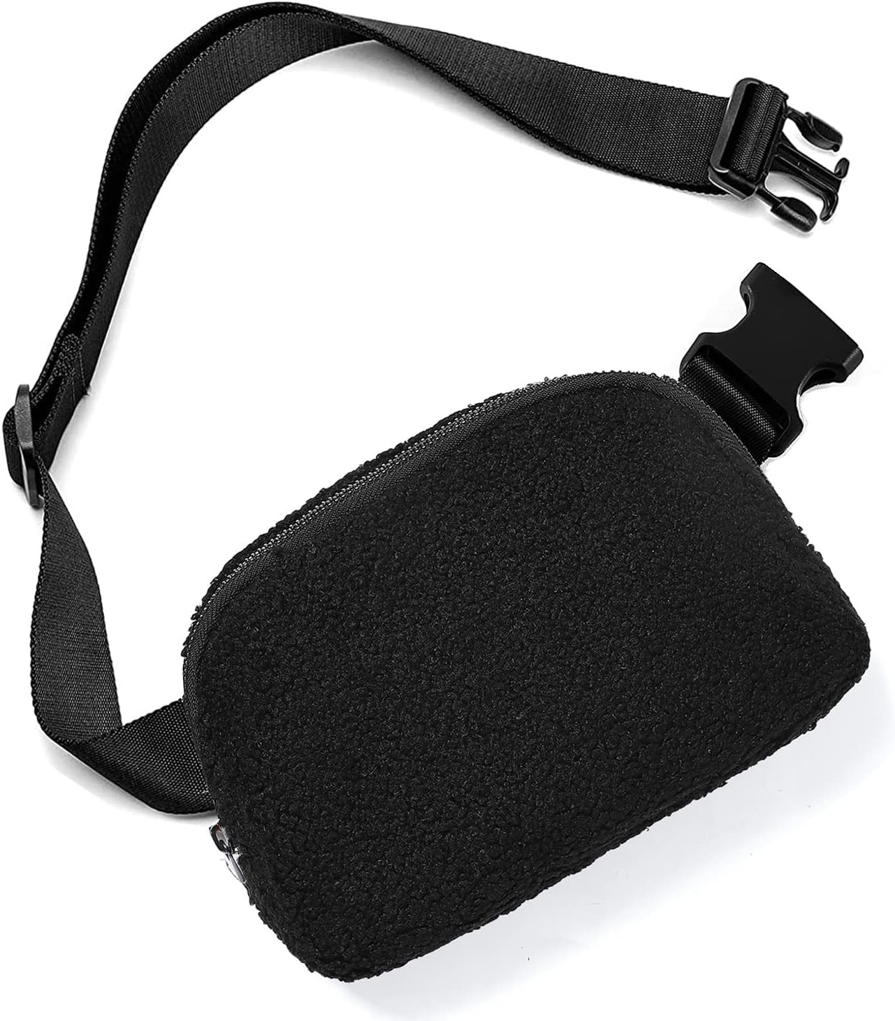 QIANLE Women Fleece Belt Bag with Adjustable Strap Small Waist Pouch for Workout Running Travelli... | Amazon (US)