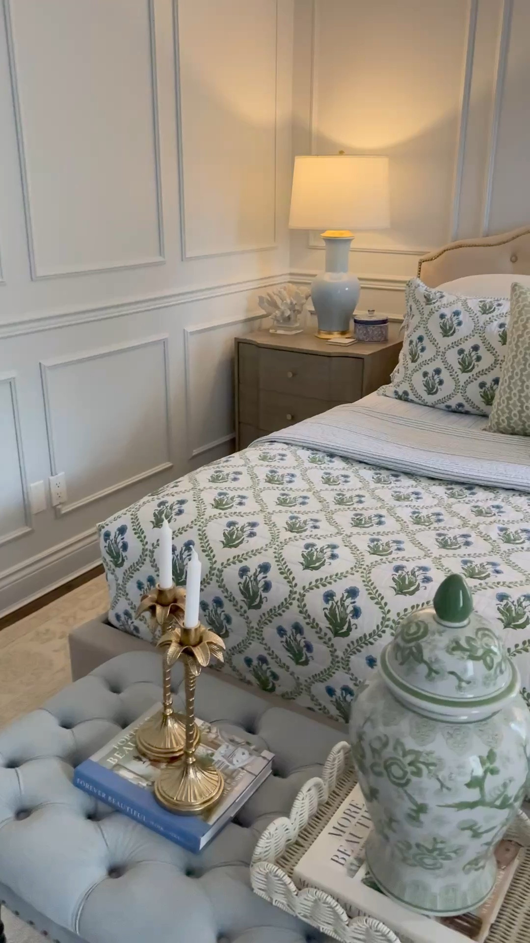 Loving our updated primary bedroom for summer. Beautiful greens and blues for the season! 

Summer decor, spring decor, home finds, spring finds, summer finds, primary bedroom, master bedroom, bedroom upgrade, chic home, chic decor

#LTKSeasonal #LTKHome