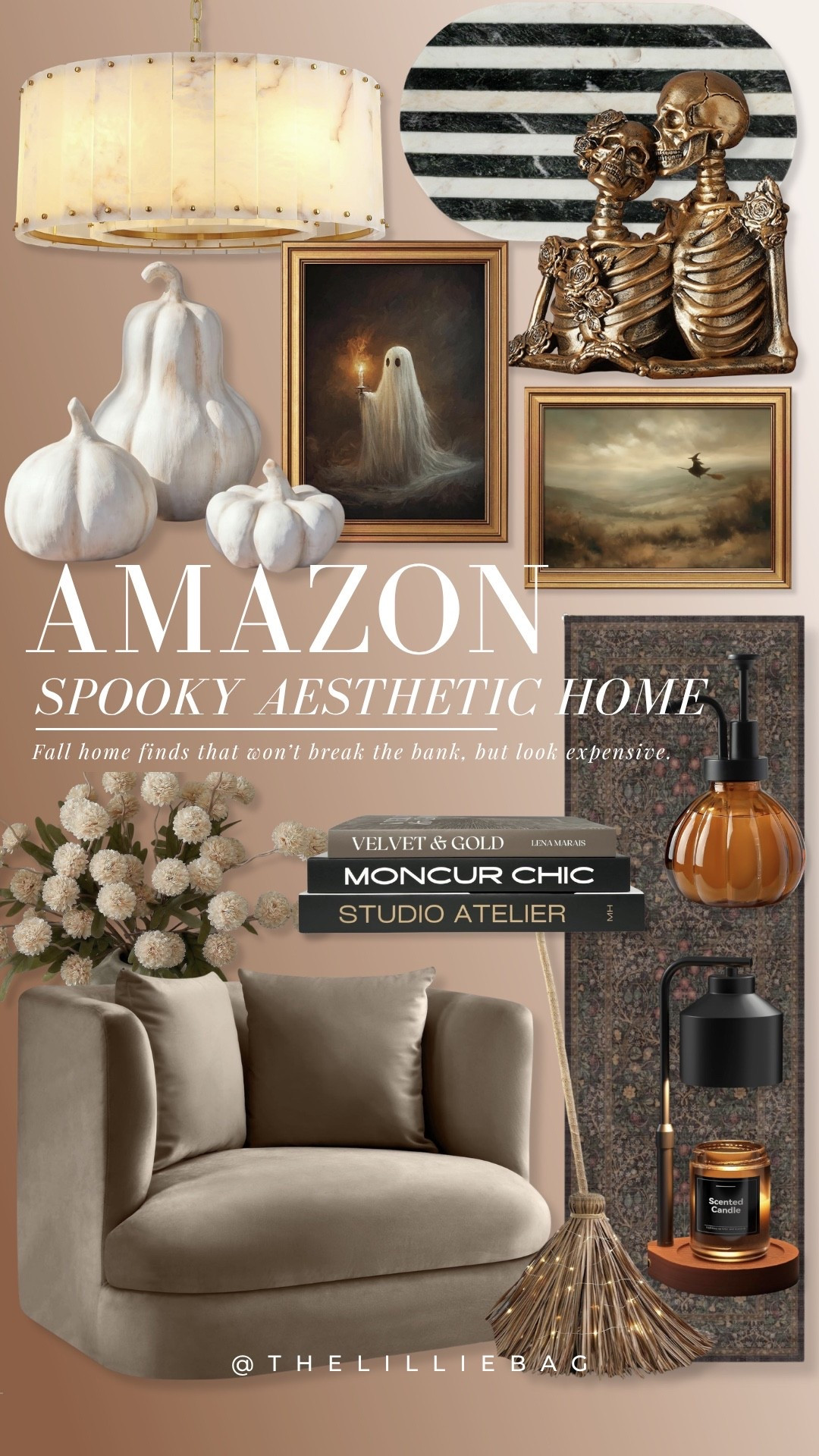 Spooky season, but make it chic 👻🕯️ Amazon has SO many elevated Halloween + fall home finds right now that look way more expensive than they are. The vintage-inspired art, moody accents + neutral pumpkins are SO good for decorating without going overly Halloween. 🍂




Amazon Halloween decor, Amazon fall, Halloween home finds, fall home decor 2026, affordable fall decor, moody home decor, Halloween wall art

#LTKSeasonal #LTKHome #LTKSaleAlert