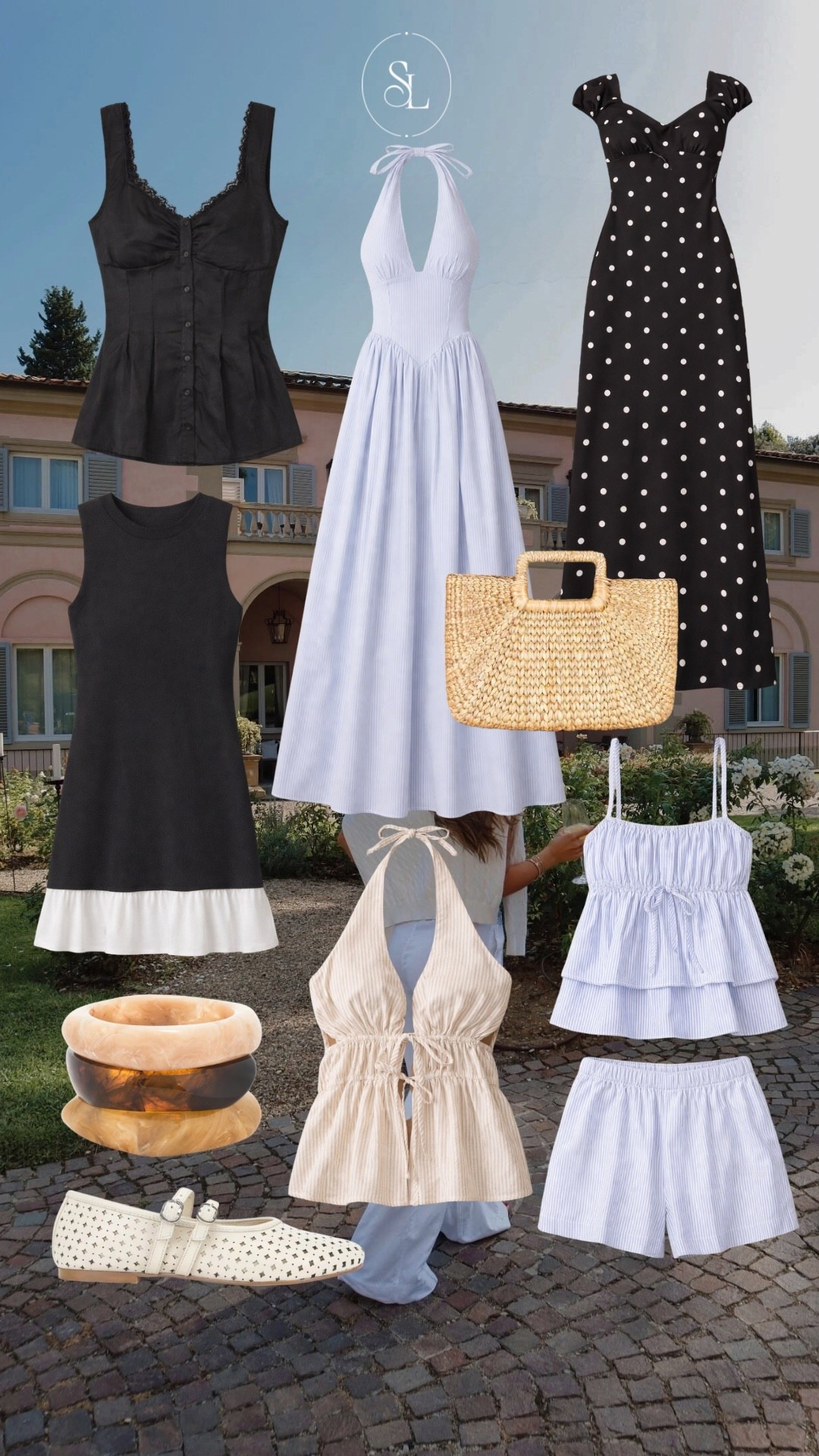 My recent revolve order is giving major european summer vibes 😍🤌🏽🍋🇮🇹🍨

revolve outfits, raffia beach bag, bangle bracelets, striped maxi dress, european summer, italy outfits, polka dot dress, mary jane flats, elevated fashion

#LTKgrwm #LTKU #LTKootd