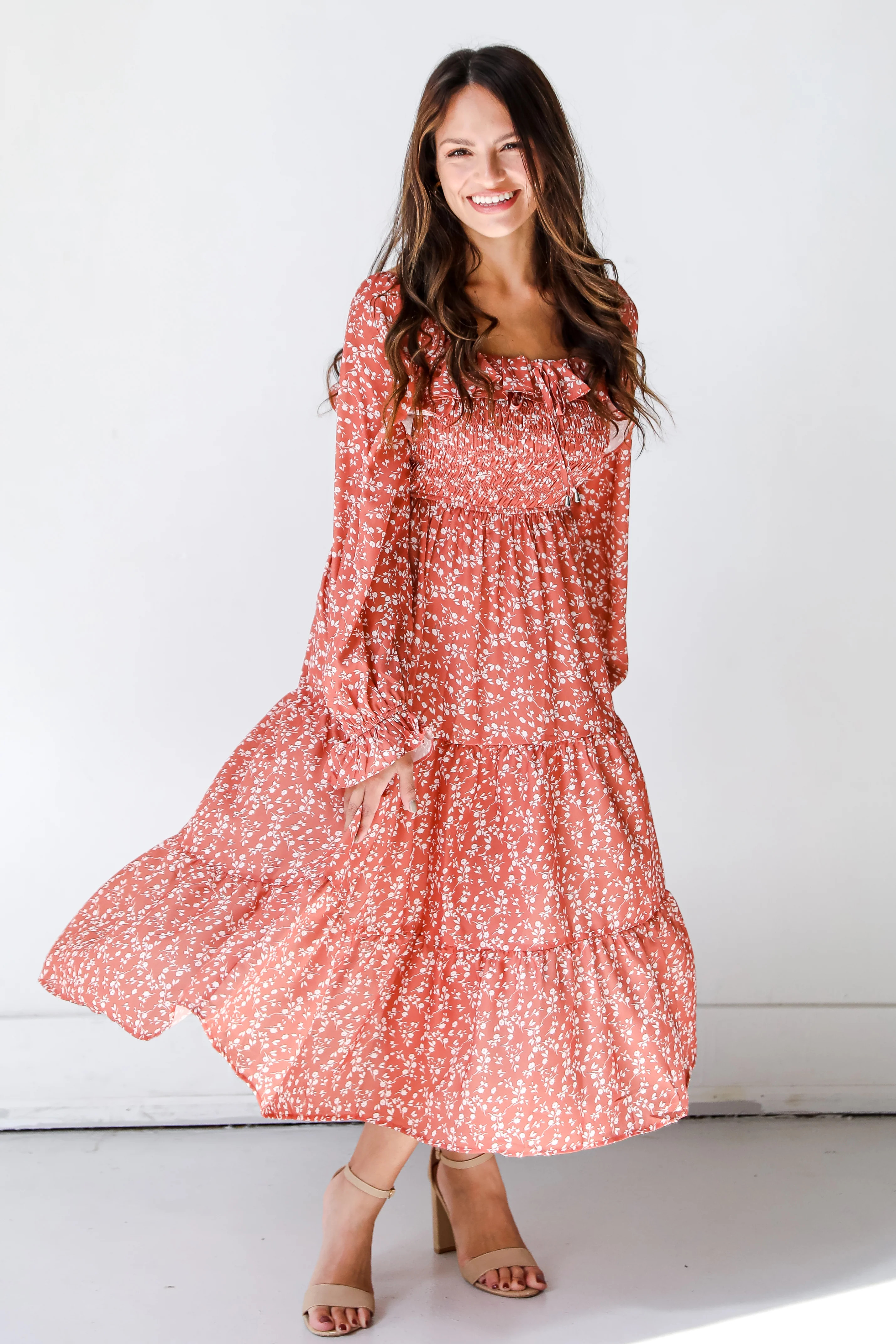 Know Your Love Floral Midi Dress | Dress Up