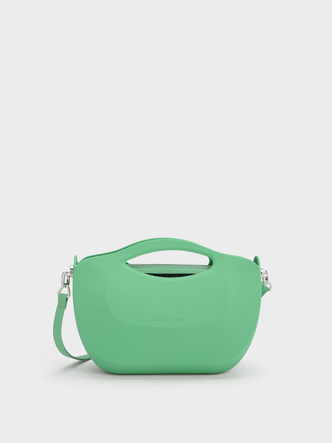 Cocoon Curved Handle Bag
 - Green | Charles & Keith UK