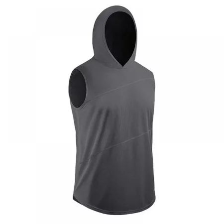 Men Sleeveless T-shirts Hoodie Hooded Running Vest Summer Top Sweatshirt Tank Tops Fitness Vest | Walmart (US)