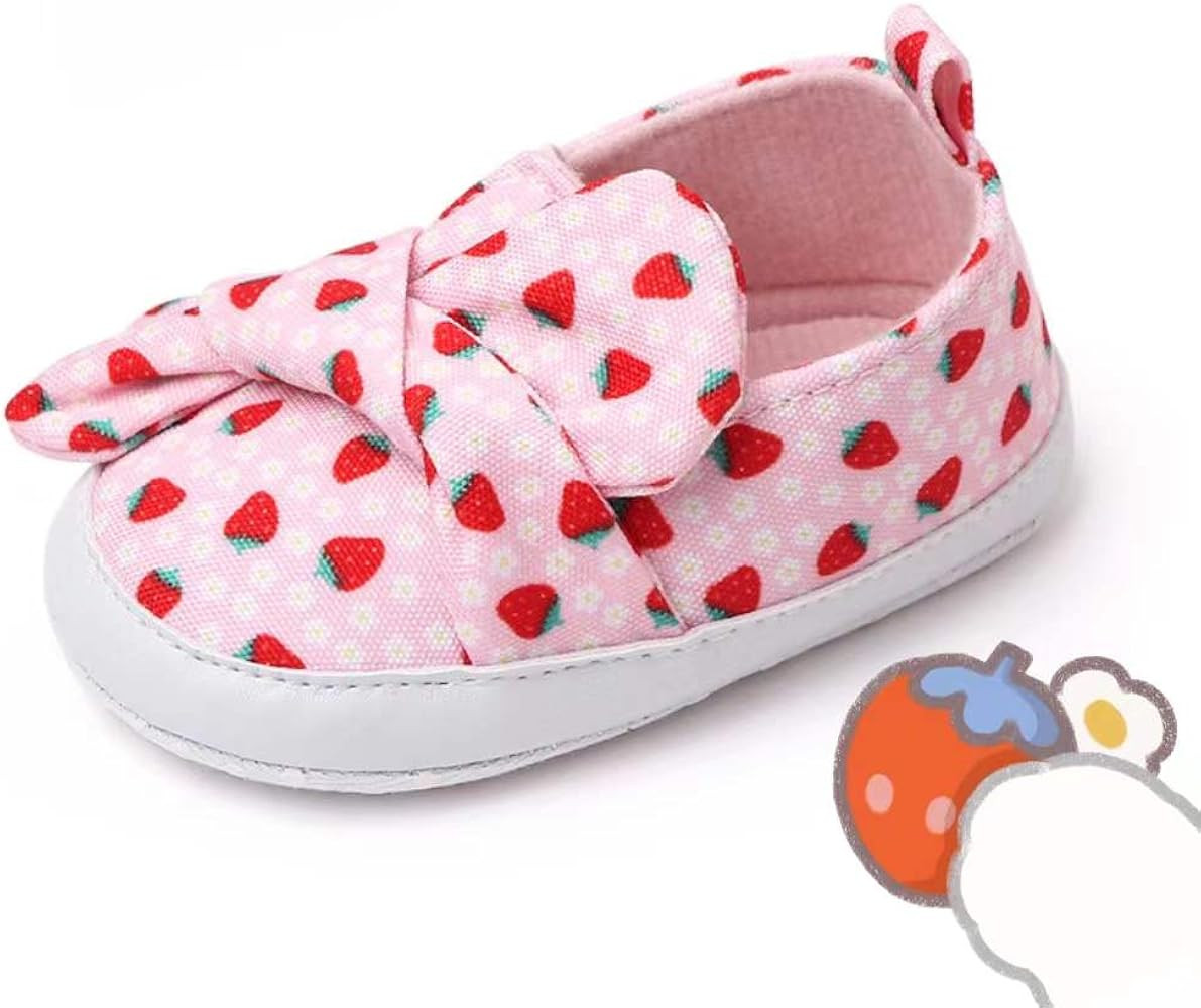 YTWM Baby Girls Shoes First Birthday Walking Shoe for 0-18 Months, Easy Wear Non Slip Lightweight... | Amazon (US)