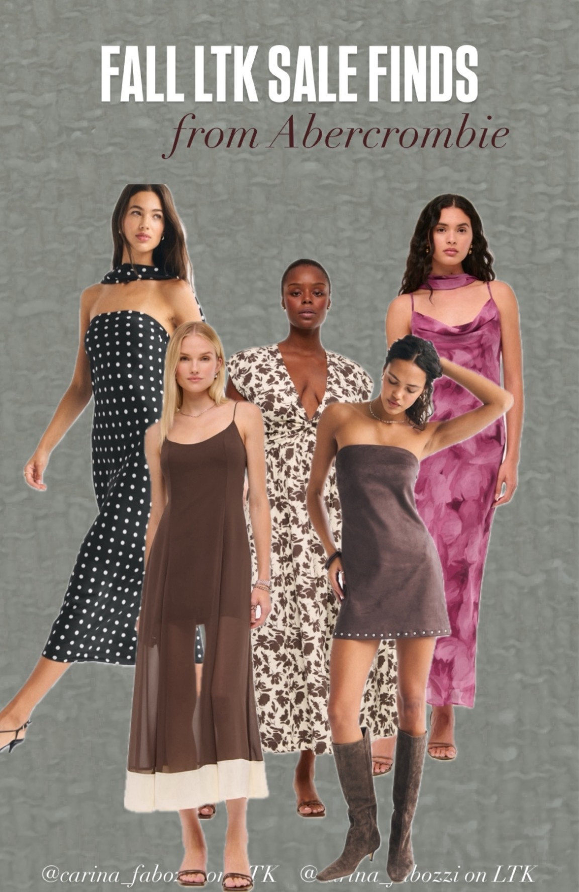 Copy the exclusive LTK fall sale code for Abercrombie + it stacks with their on-site deals! Women’s dresses for fall in all climates. 

Women’s trends, fall wedding, fall fashion, scarves, maxi dress, mini dress, suede, sheer dress, fall trends 

#LTKSaleAlert #LTKSeasonal #LTKFallSale