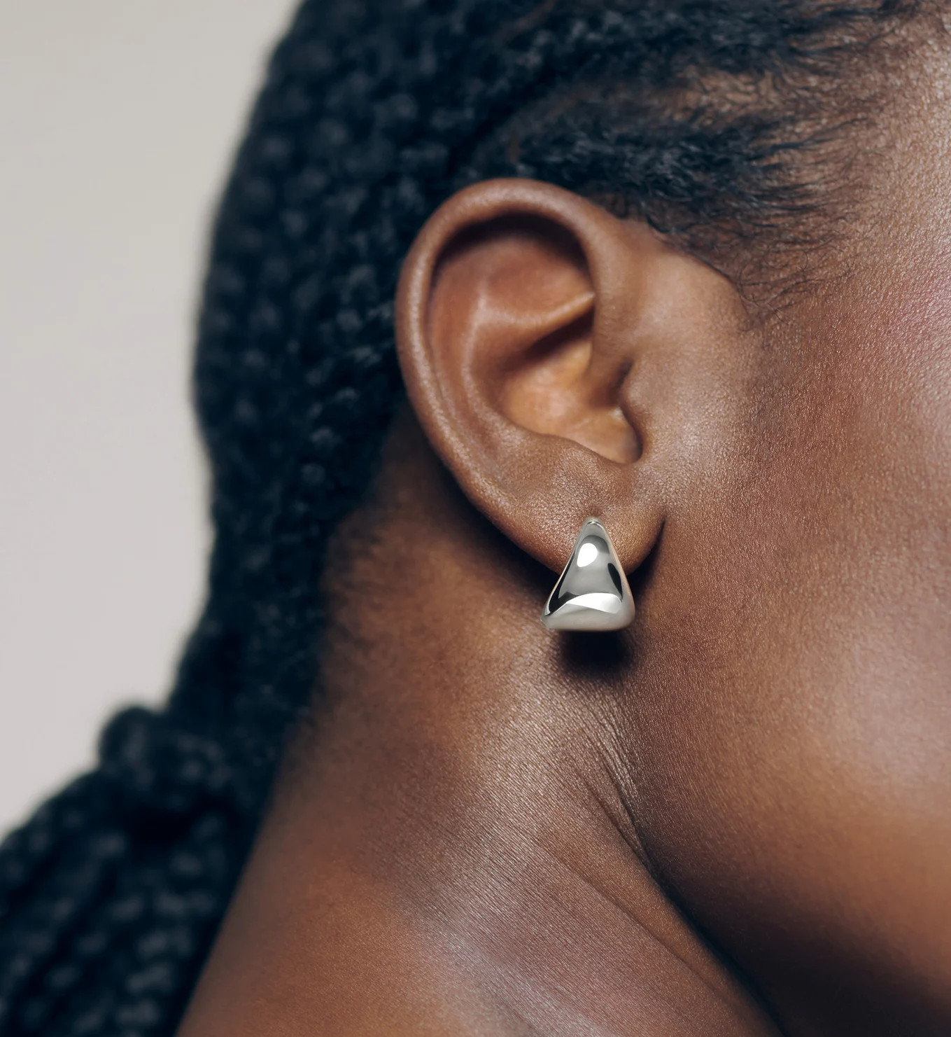 Tapered Small Hoop Earrings | Monica Vinader (US)