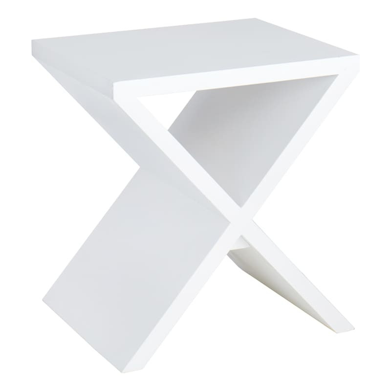 Xena Accent Table White | At Home