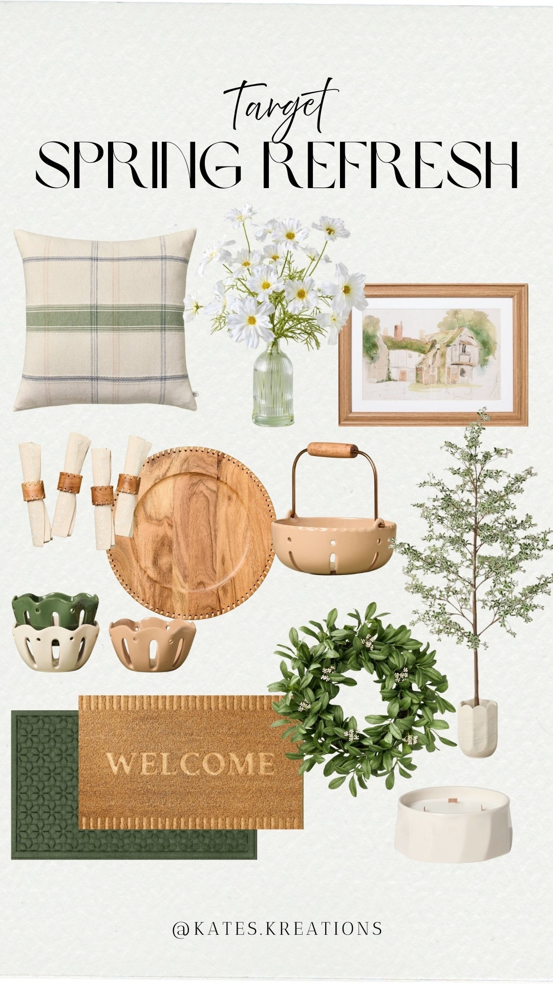 New spring finds from Target! Greens and neutrals // spring refresh // spring home decor // start fresh

#LTKSeasonal #LTKHome