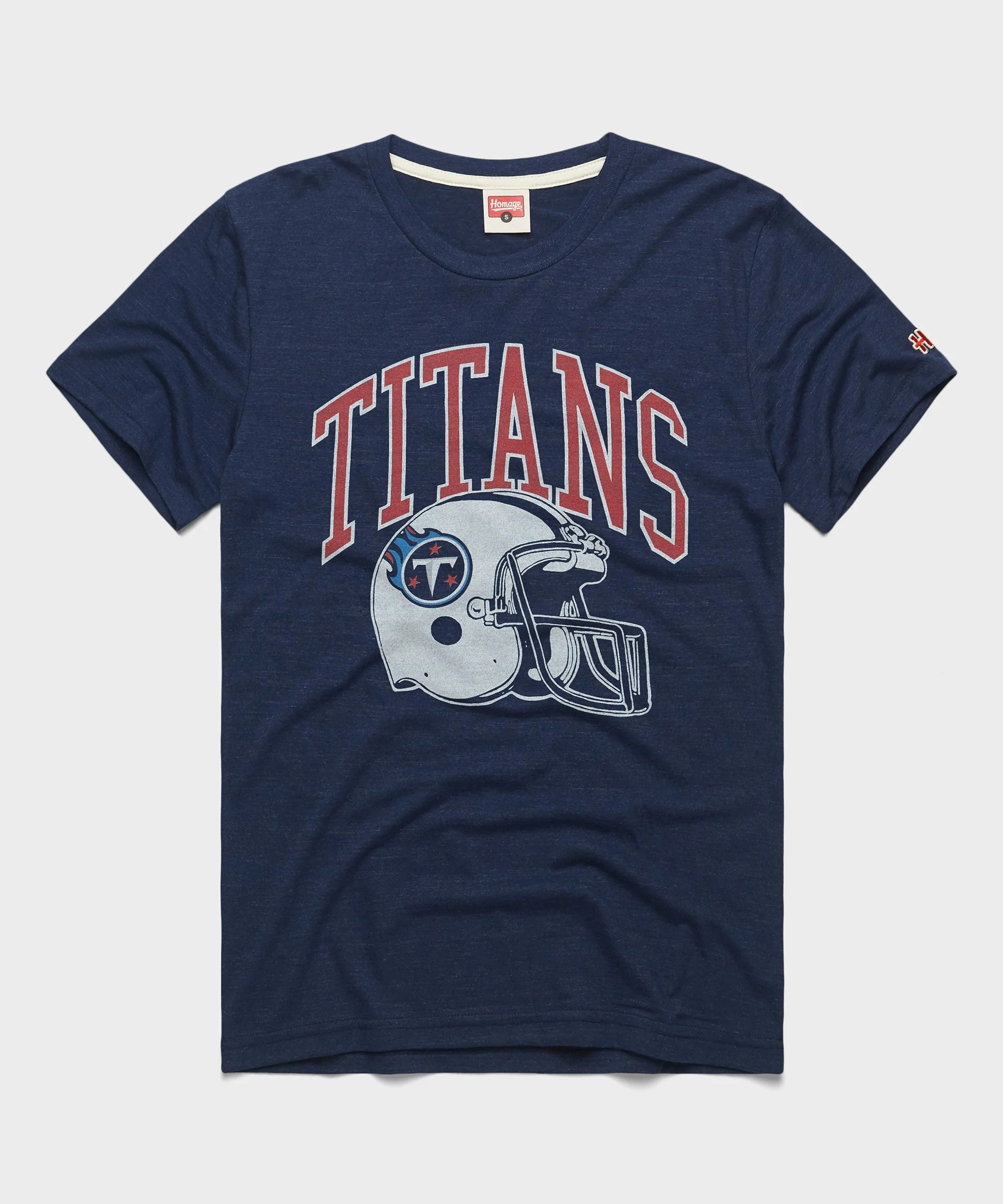 Tennessee Titans Helmet | Retro Tennessee Titans T-Shirt | Homage