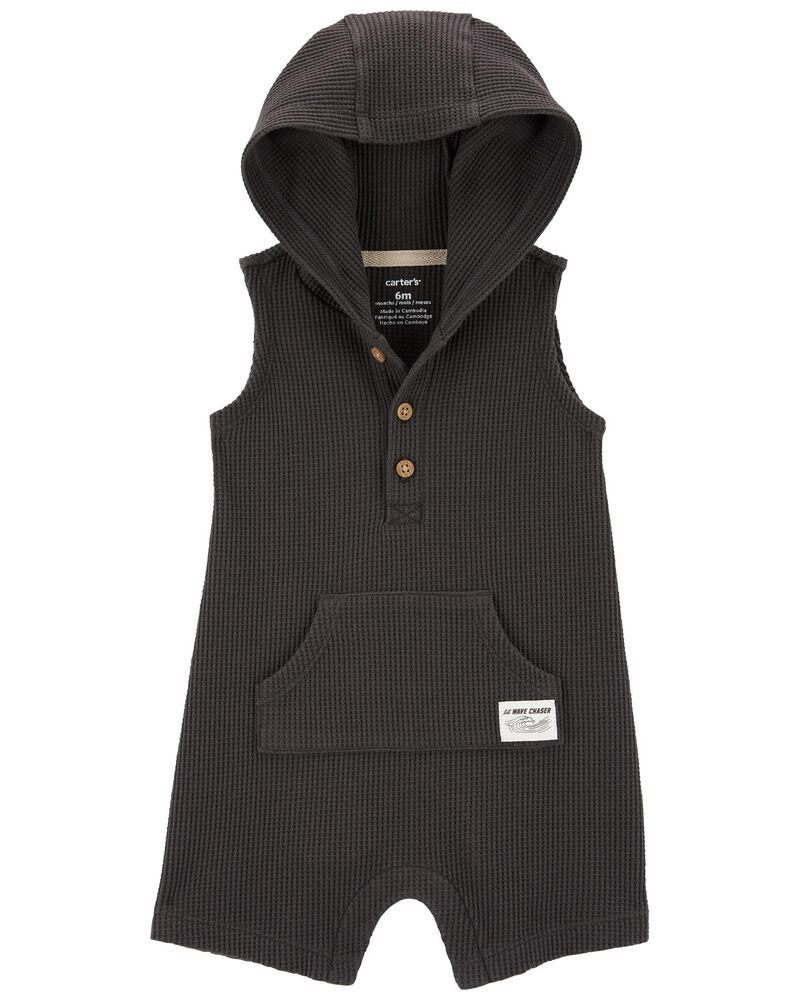 Baby Hooded Thermal Romper | Carter's