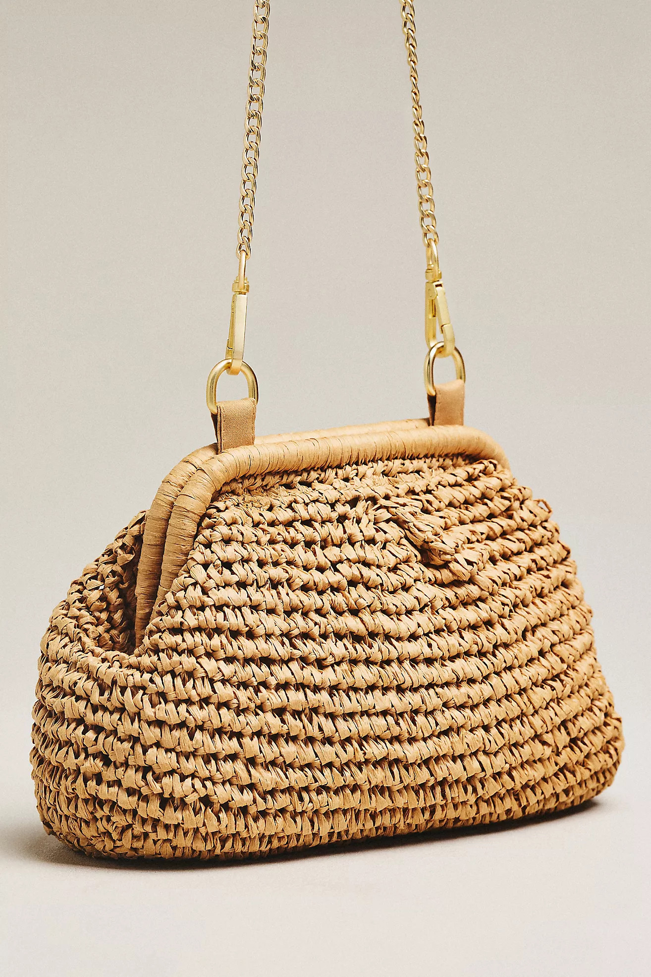 L Space Harmony Raffia Clutch | Anthropologie (US)