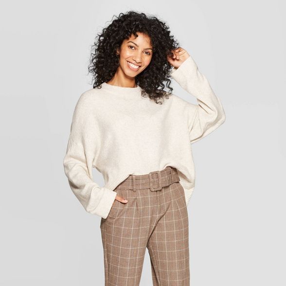 Women's Casual Fit Crewneck Pullover Sweater - A New Day™ | Target