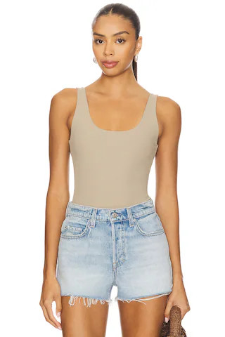 Nera Bodysuit in Walnut | Revolve Clothing (Global)