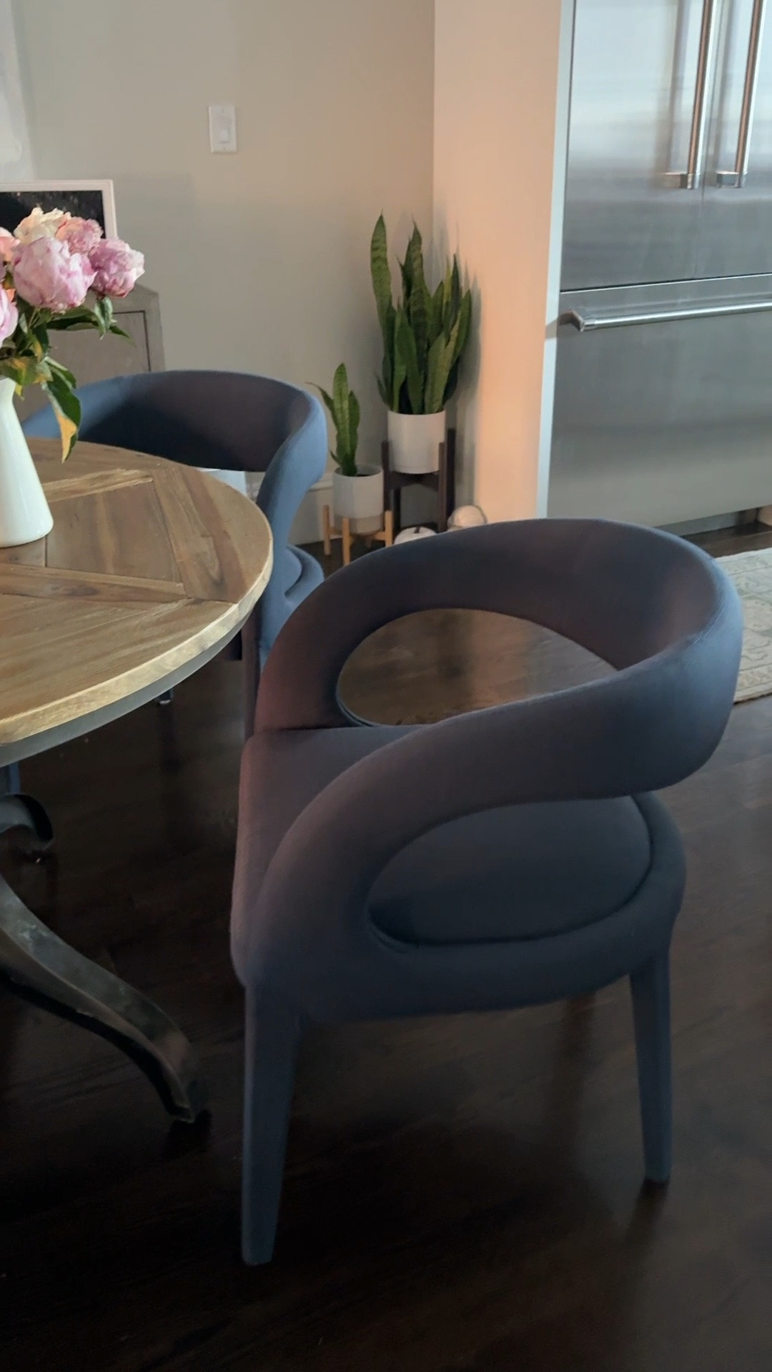 Our dining chairs are on sale - code JEAN30 for 30% off sitewide. choose doorstep delivery instead of white glove at the end to save on shipping.

Very happy with the comfort, sculptural shape, and durability of these and I also LOVE the look and colors of the velvet ones. I also sit in these for WFH.

Dining room , home decor sale 

#LTKSaleAlert #LTKCyberWeek #LTKHome