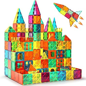 Magnetic Tiles, Magnetic Blocks for Kids, Magnet Building Set, Stacking Blocks, Preschool Stem Co... | Amazon (US)